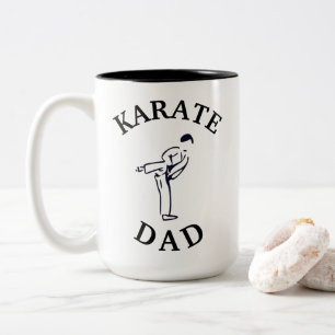 Tasse 2 Couleurs Meilleur "KARATE DAD" Jamais ! Fête des pères