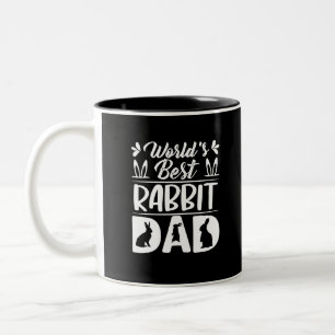Tasse 2 Couleurs Meilleur lapin papa-fille-maman-lapin papa-fun