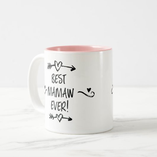 Tasse 2 Couleurs Meilleur Mamaw (Devant gauche)