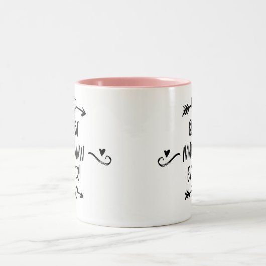 Tasse 2 Couleurs Meilleur Mamaw (Centre)