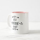 Tasse 2 Couleurs Meilleur mème jamais (Devant gauche)