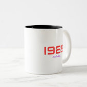 Tasse 2 Couleurs Meilleur morceau de 1989 (Devant droit)