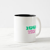 Tasse 2 Couleurs Meilleur morceau de 1991 (Devant droit)