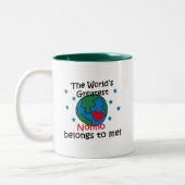 Tasse 2 Couleurs Meilleur Nonno appartient à moi (Gauche)