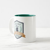 Tasse 2 Couleurs Meilleur Nonno Par Parc | Grand-père du golf (Devant gauche)