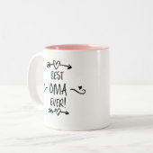 Tasse 2 Couleurs Meilleur Oma (Devant gauche)