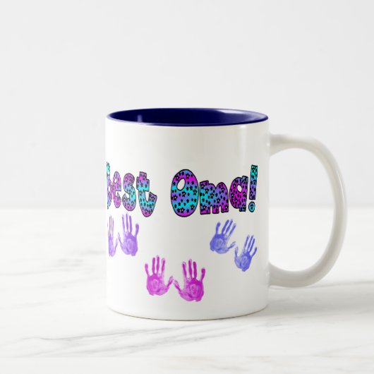 Tasse 2 Couleurs Meilleur Oma badine des cadeaux d'impression de (Droit)