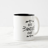 Tasse 2 Couleurs Meilleur oncle jamais vu (Devant droit)