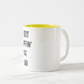 Tasse 2 Couleurs Meilleur papa de chat (Devant droit)