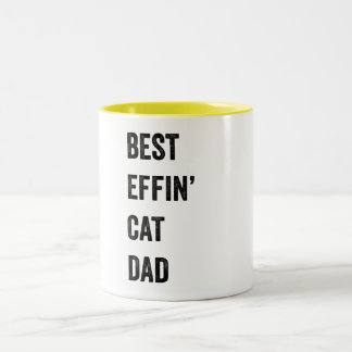 Tasse 2 Couleurs Meilleur papa de chat