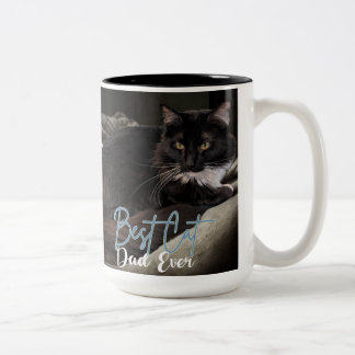 Tasse 2 Couleurs Meilleur Papa de Chat de Tous les Temps