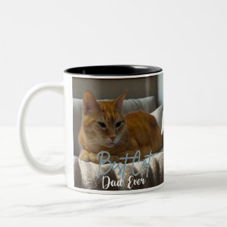 Tasse 2 Couleurs Meilleur papa de chat de tous les temps