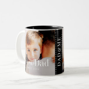 Tasse 2 Couleurs Meilleur Papa De Tous Les Temps Moderne Classique
