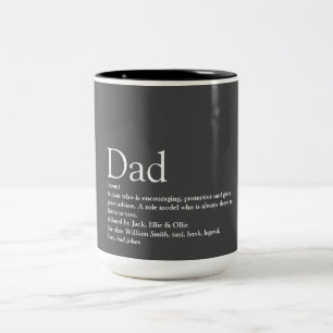 Tasse 2 Couleurs Meilleur papa du monde Définition