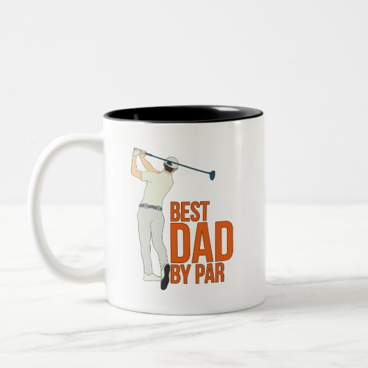 Tasse 2 Couleurs Meilleur papa par rapport (Gauche)