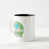 Tasse 2 Couleurs Meilleur papa par rapport (Devant gauche)