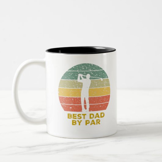 Tasse 2 Couleurs Meilleur papa par rapport (Gauche)