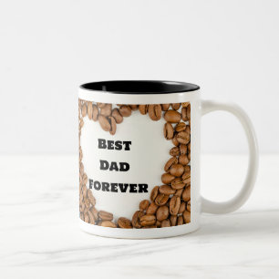Tasse 2 Couleurs Meilleur papa pour toujours Moderne 2 photo