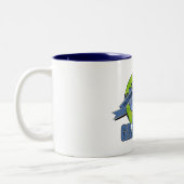 Tasse 2 Couleurs Meilleur Papi du Monde (Gauche)