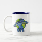 Tasse 2 Couleurs Meilleur Papi du Monde (Gauche)