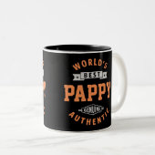 Tasse 2 Couleurs Meilleur Papi du monde (Devant droit)