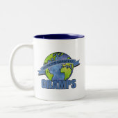 Tasse 2 Couleurs Meilleur Papi du Monde (Gauche)