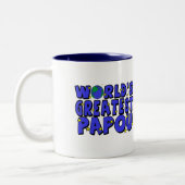Tasse 2 Couleurs Meilleur Papou du monde (Gauche)