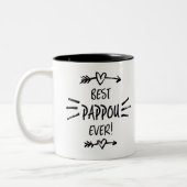 Tasse 2 Couleurs Meilleur Pappou Ever (Gauche)