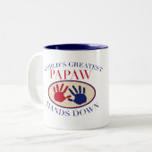 Tasse 2 Couleurs Meilleur Papy sans Conteste (Devant gauche)
