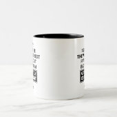 Tasse 2 Couleurs Meilleur pathologiste du monde drôle (Centre)