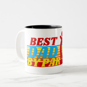 TASSE 2 COULEURS MEILLEUR PÈRE À LA PAR - PÈRE GOLFEUR
