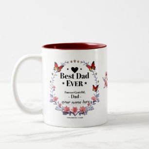 Tasse 2 Couleurs Meilleur Père Jamais - Toujours Gratte