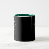 TASSE 2 COULEURS MEILLEUR PÈRE PAR MONOGRAMME NOM (Centre)