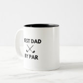 Tasse 2 Couleurs Meilleur père par par par (Devant gauche)
