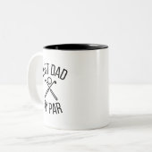 Tasse 2 Couleurs Meilleur père par par par (Devant gauche)