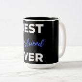 Tasse 2 Couleurs Meilleur petit ami jamais (Devant droit)