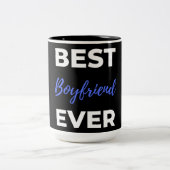 Tasse 2 Couleurs Meilleur petit ami jamais (Centre)