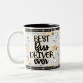 Tasse 2 Couleurs Meilleur pilote de bus (Gauche)