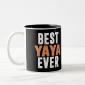 Tasse 2 Couleurs Meilleur Yaya jamais (Gauche)