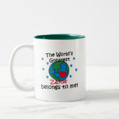 Tasse 2 Couleurs Meilleur Zayde appartient à moi (Gauche)