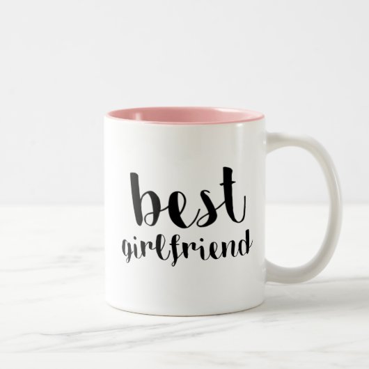 Tasse 2 Couleurs Meilleure amie (Droit)