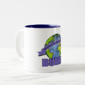 Tasse 2 Couleurs Meilleure Bubbe du monde (Devant gauche)