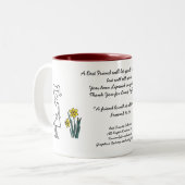 Tasse 2 Couleurs Meilleure collection d'amis transparente (Devant gauche)