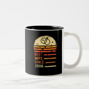 Tasse 2 Couleurs Meilleure épouse depuis la journée rétro de la 