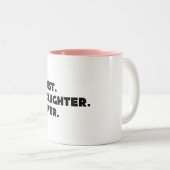 Tasse 2 Couleurs Meilleure fille jamais (Devant droit)