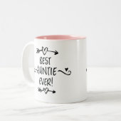 Tasse 2 Couleurs Meilleure fille jamais (Devant gauche)