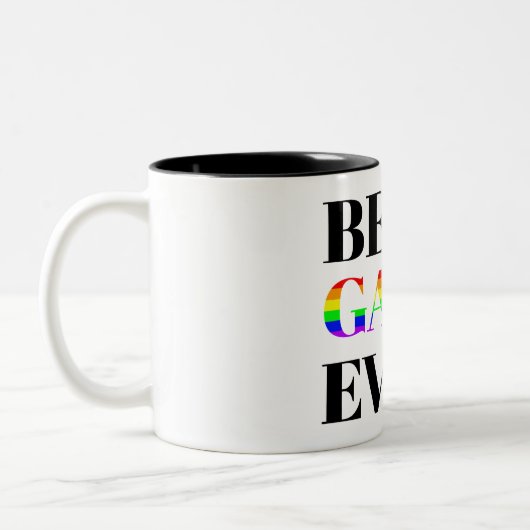 Tasse 2 Couleurs Meilleure Gay Ever MLM Pride (Gauche)