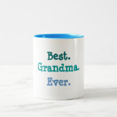 Tasse 2 Couleurs Meilleure grand-mère (Centre)