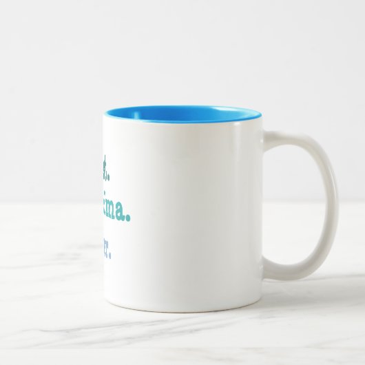 Tasse 2 Couleurs Meilleure grand-mère (Droit)