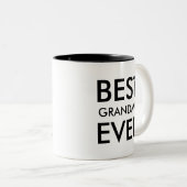 Tasse 2 Couleurs Meilleure grand-mère | Cadeau de la Saint-Valentin (Devant droit)